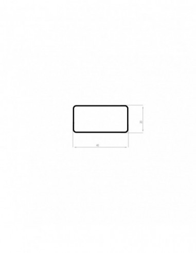 Montant d'escabeau 40mm